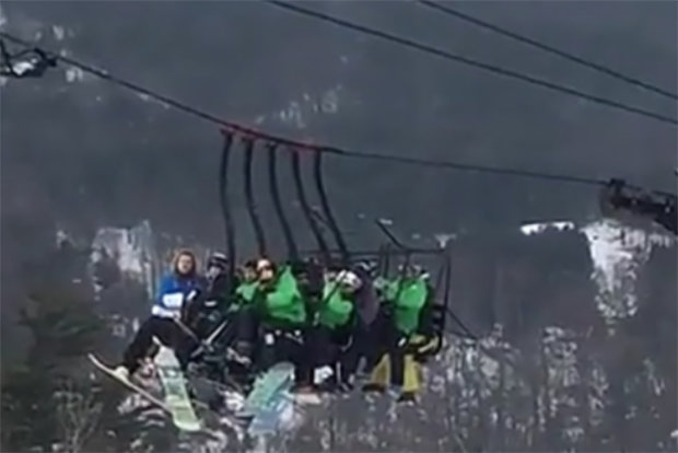 Pa. ski lift malfunction strands dozens, 5 have minor injuries